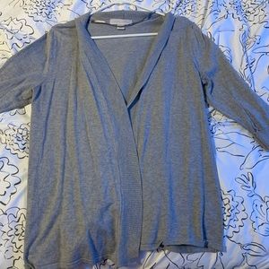 Gray cardigan